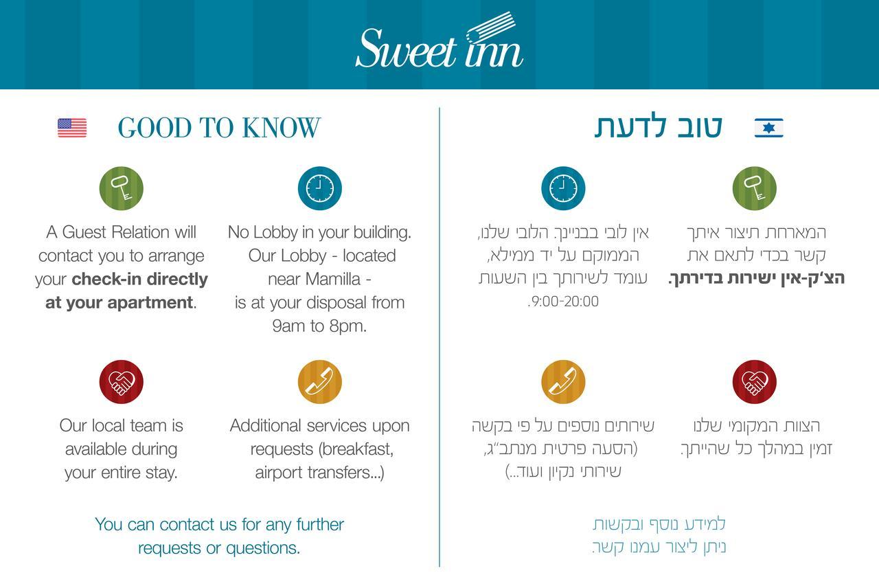 Sweet Inn- Talbieh Jérusalem Extérieur photo